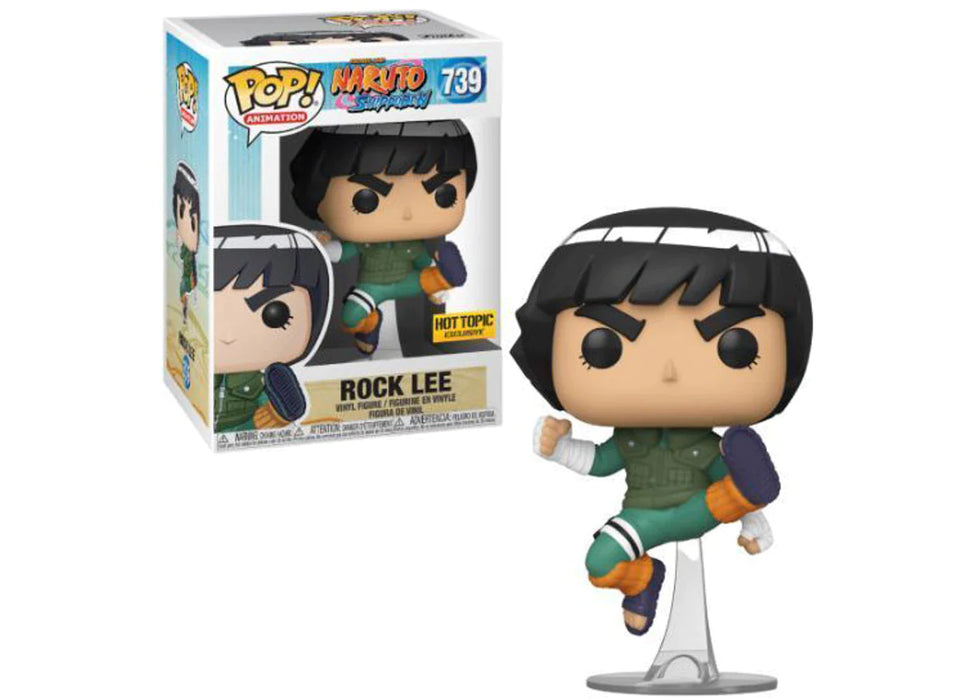 Funko POP! Animation: Naruto Shippuden - Rock Lee (Hot Topic)(Damaged Box) #739