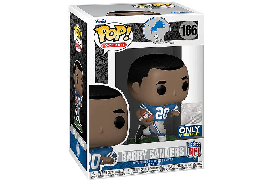 Funko POP! Football: Detroit Lions - Barry Sanders (Best Buy)(Damaged Box) #166