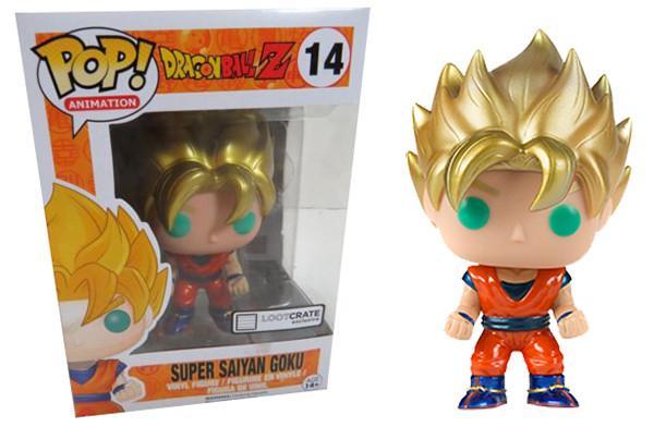 Funko POP! Animation: Dragon Ball Z - Super Saiyan Goku (Lootcrate)(Damaged Box) #14