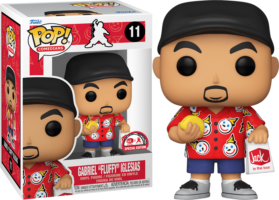 Funko POP! Comedians: Gabriel "Fluffy" Iglesias (Jack In The Box)(Damaged Box) #11