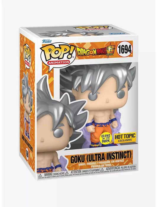 Funko POP! Animation: Dragon Ball Super - Goku [Ultra Instinct] (GiTD)(Hot Topic) #1694