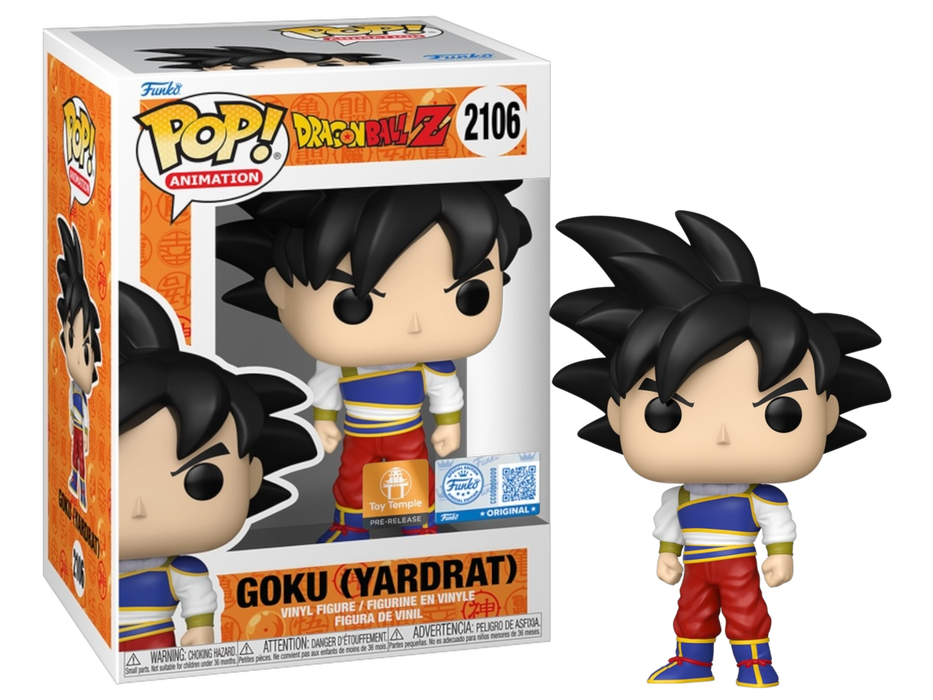 Funko POP! Animation: Dragon Ball - Goku [Yardrat] (Toy Temple/Funko Sticker) #2106