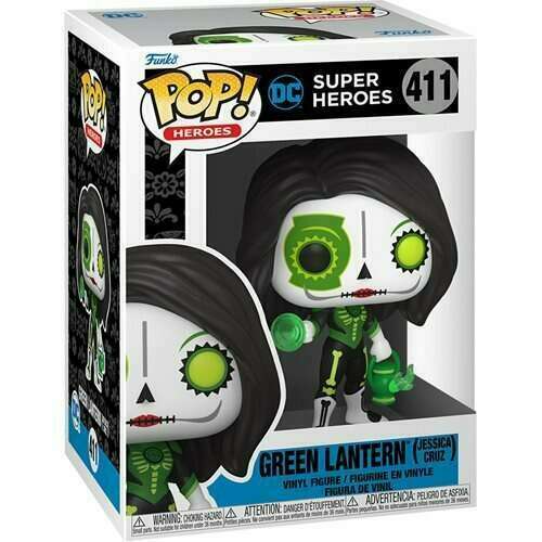 Funko POP! Heroes: DC Super Heroes - Green Lantern [Jessica Cruz](Dia De Los DC) #411