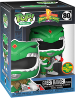 Funko POP! Digital: Mighty Morphin Power Rangers - Green Ranger with Sword of Darkness (NFT Release 999 PCS)(Damaged Box) #80