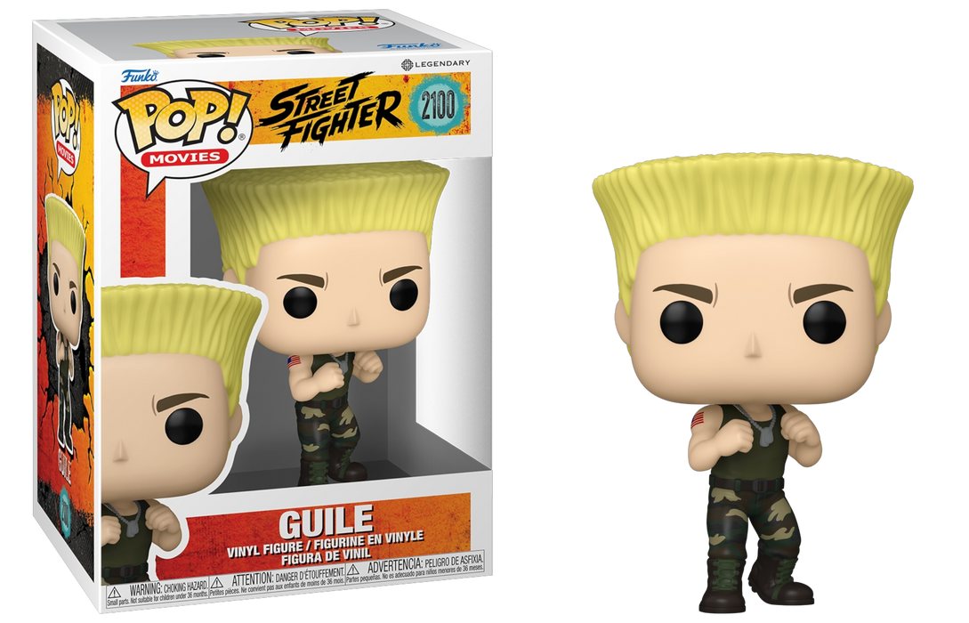 Funko POP! Movies: Street Fighter - Guile #2100