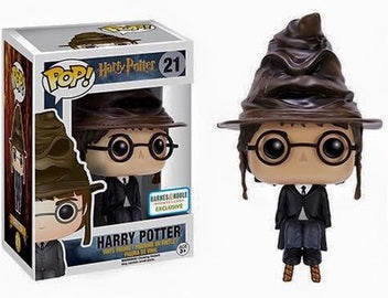 Funko POP! Harry Potter: Harry Potter[Sorting Hat](Barnes and Noble)(Damaged Box) #21