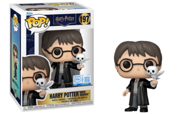 Funko POP! Harry Potter: Harry Potter With Hedwig (Funko Sticker/Walmart)(Damaged Box) #197