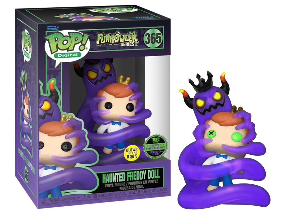 Funko POP! Digital: Funkoween Series 2 - Haunted Freddy Doll (GiTD)(NFT Release 2200 PCS) #365