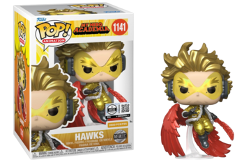 Funko POP! Animation: My Hero Academia - Hawks (Funko Sticker/ Funko)(Metallic)(3500 Pcs) #1141