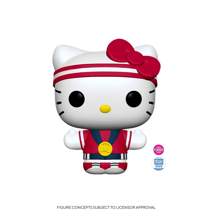 Funko POP! Hello Kitty: Hello Kitty x Team USA - Hello Kitty (Gold Medal)(Flocked)(Funko 4000PCS)(Damaged Box) #36