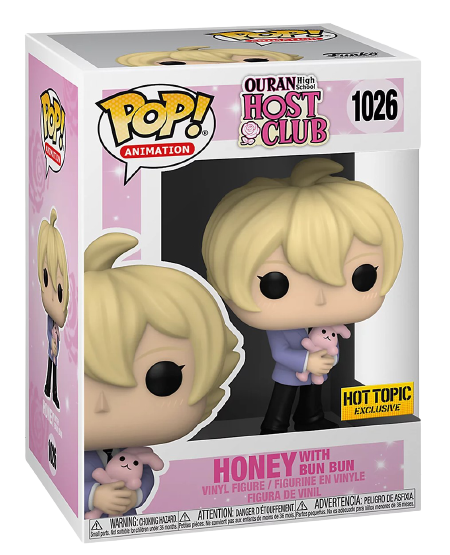 Funko POP! Animation: Ouran High School Host Club - Honey w/ Bun Bun (Hot Topic)(Damaged Box) #1026