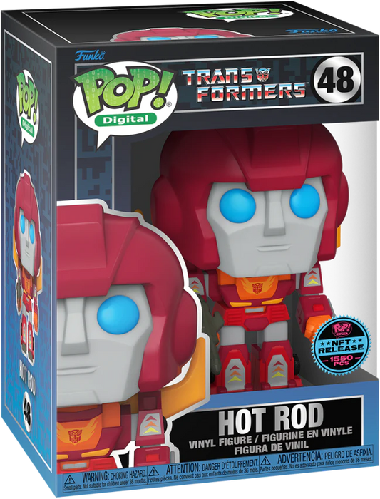 Funko POP! Digital: Transformers - Hot Rod (NFT Relsease)(1550 PCS)#48