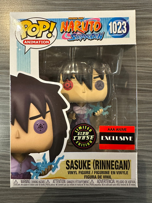 Funko POP! Animation: Naruto Shippuden - Sasuke (Rinnegan)(GiTD)(CHASE)(AAA)(Damaged Box) #1023