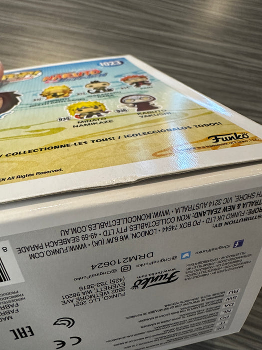 Funko POP! Animation: Naruto Shippuden - Sasuke (Rinnegan)(GiTD)(CHASE)(AAA)(Damaged Box) #1023