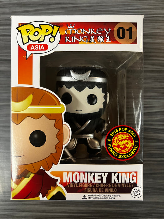 Funko POP! Asia: Monkey King [Black and White] (2015 Pop Asia)(Damaged Box) #01