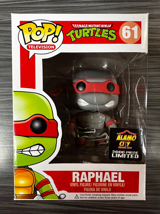 Funko POP! Television: Teenage Mutant Ninja Turtles - Raphael (Alamo City 2000 PCS)(Damaged Box) #61