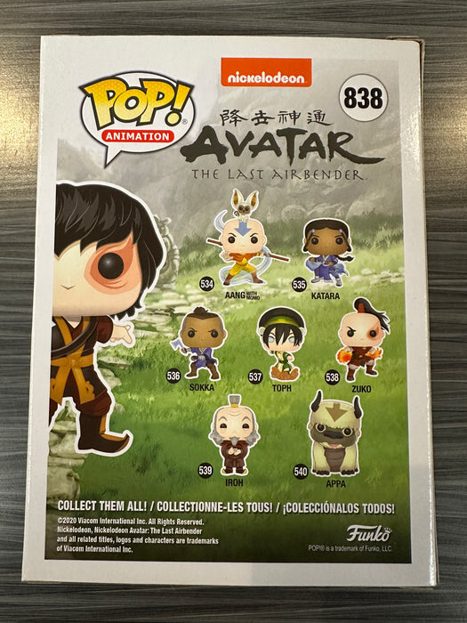 Funko POP! Animation: Avatar The Last Airbender - Zuko (GiTD)(BoxLunch)(Damaged Box)[A] #838