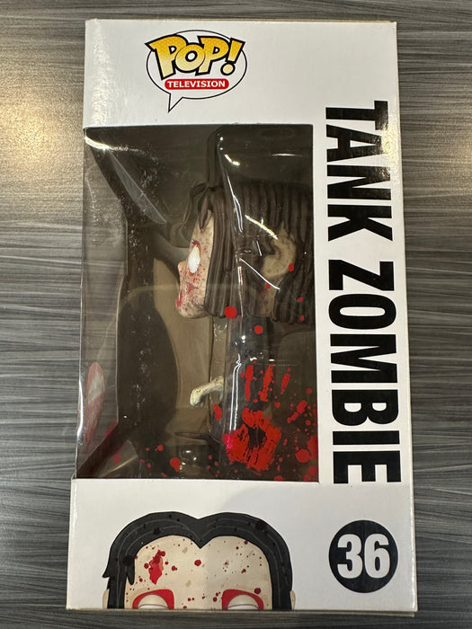 Funko POP! Television: The Walking Dead - Tank Zombie [Bloody] (Fugitive Toys)(Damaged Box) #36