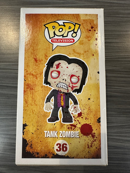 Funko POP! Television: The Walking Dead - Tank Zombie [Bloody] (Fugitive Toys)(Damaged Box) #36