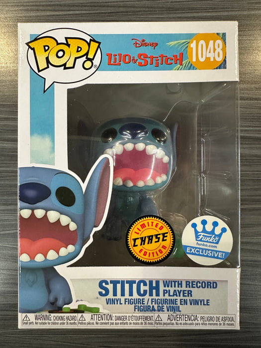 Funko POP! Lilo & Stitch - Stitch [with record player](CHASE)(Funko)(Damaged Box)[B] #1048