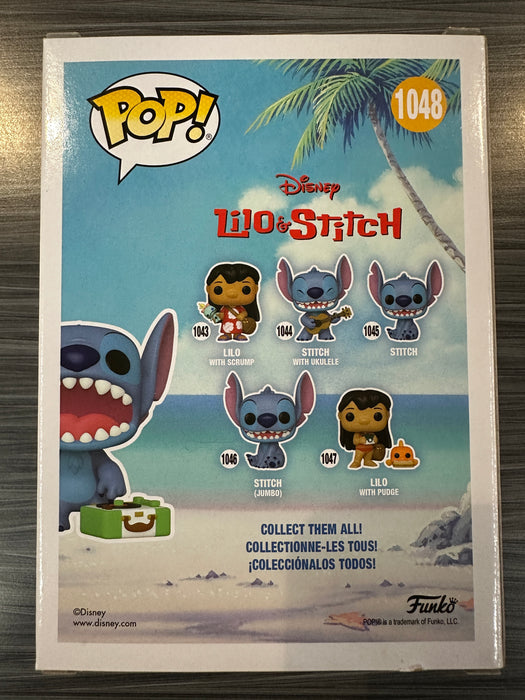 Funko POP! Lilo & Stitch - Stitch [with record player](CHASE)(Funko)(Damaged Box)[B] #1048