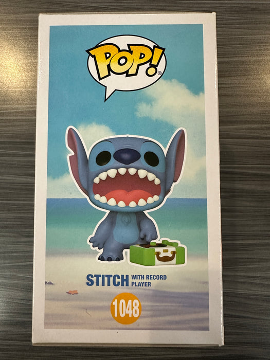 Funko POP! Lilo & Stitch - Stitch [with record player](CHASE)(Funko)(Damaged Box)[B] #1048
