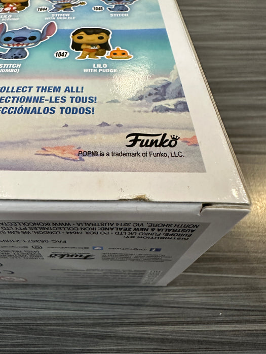 Funko POP! Lilo & Stitch - Stitch [with record player](CHASE)(Funko)(Damaged Box)[B] #1048