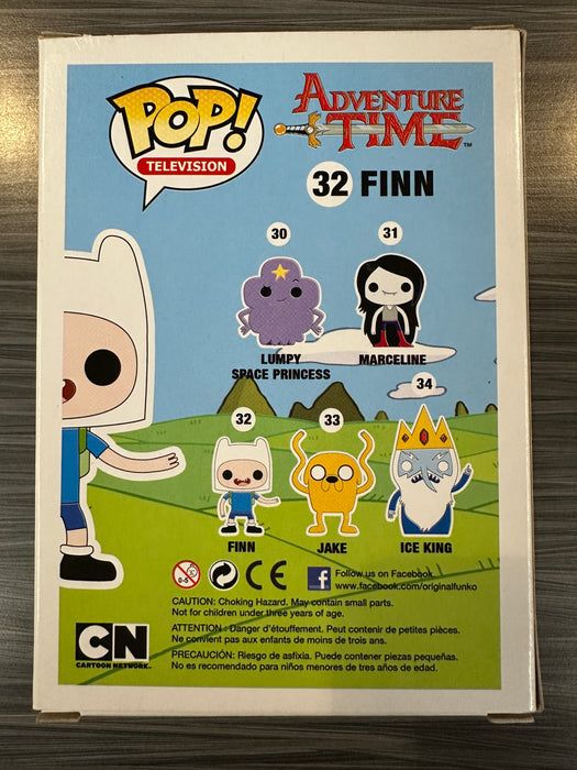 Funko POP! Television: Adventure Time - Finn (Damaged Box)[B] #32