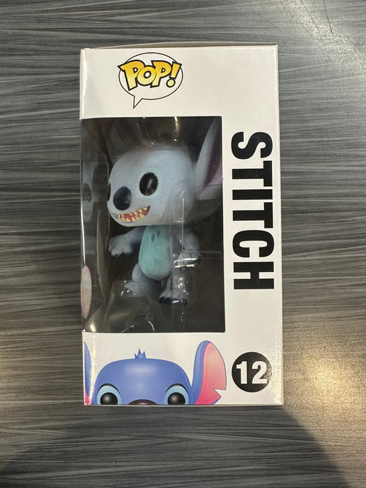 Funko POP! Disney: Stitch (Flocked)(Fugitive Toys)(Damaged Box) #12