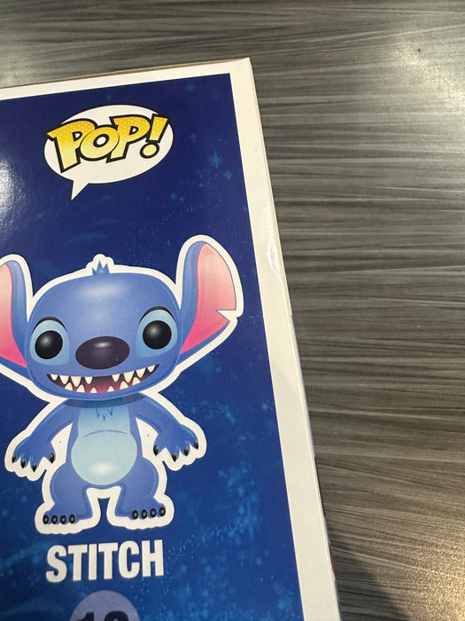 Funko POP! Disney: Stitch (Flocked)(Fugitive Toys)(Damaged Box) #12