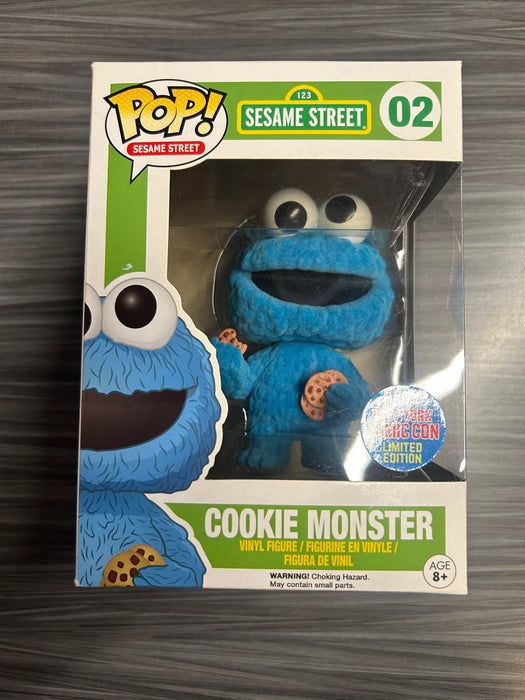 Funko POP! Sesame Street: Cookie Monster (Flocked)(NYCC)(Damaged Box)[A] #02