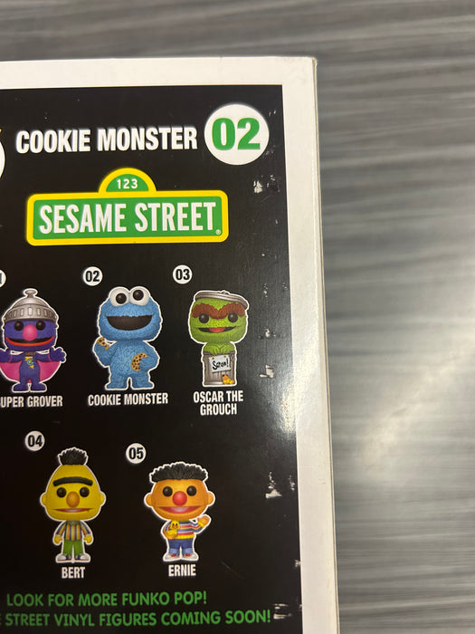 Funko POP! Sesame Street: Cookie Monster (Flocked)(NYCC)(Damaged Box)[A] #02