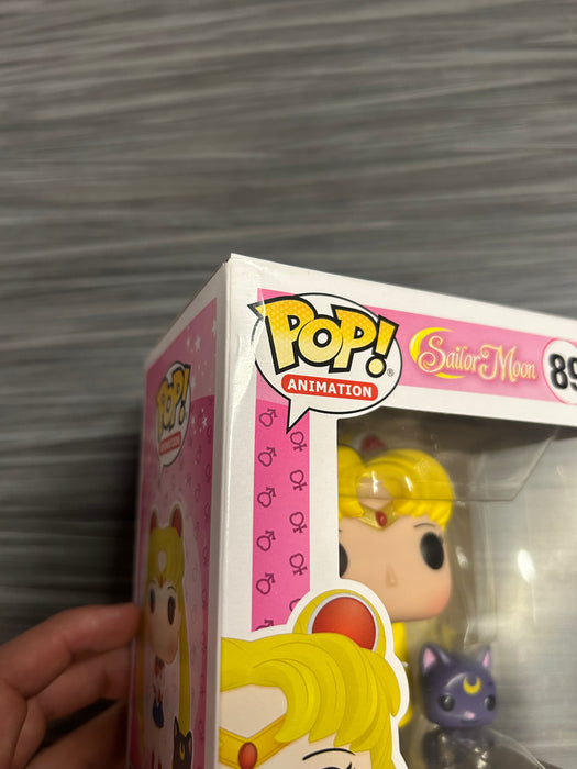 Funko POP! Animation: Sailor Moon - Sailor Moon & Luna (Damaged Box) #89