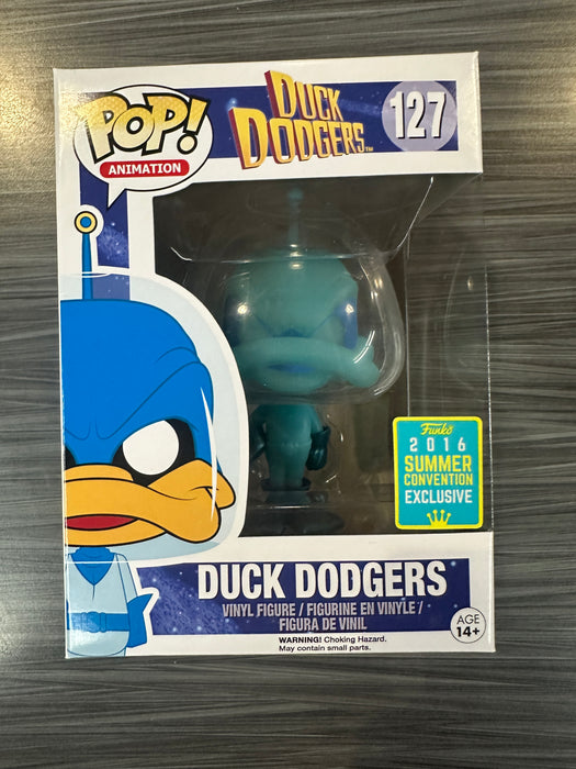 Funko POP! Animation: Duck Dodgers [Blue Gamma](GiTD)(2016 Summer Convention)(Damaged Box) #127