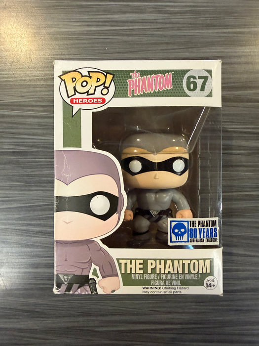 Funko POP! Heroes: The Phantom (80 Years Australian Exclusive)(Damaged Box*) #67