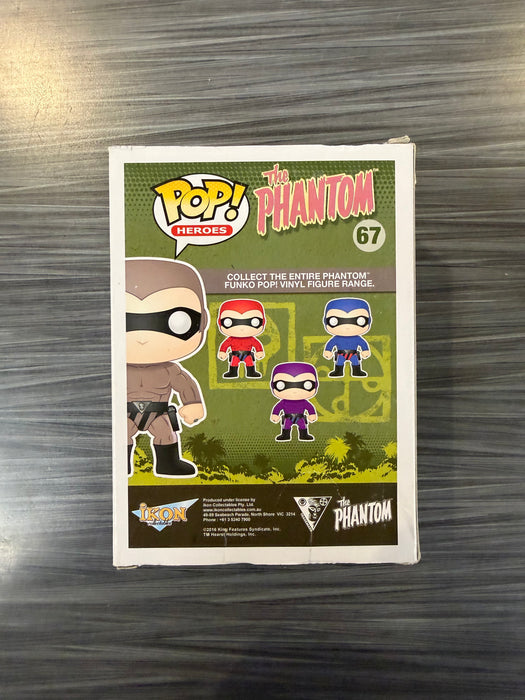 Funko POP! Heroes: The Phantom (80 Years Australian Exclusive)(Damaged Box*) #67