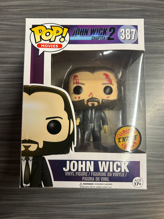 Funko POP! Movies: John Wick 2 - John Wick (CHASE)(Damaged Box) #387