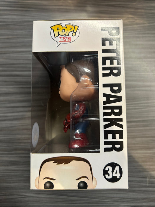Funko POP! Marvel: Peter Parker (LA Comikaze)(Damaged Box*) #34