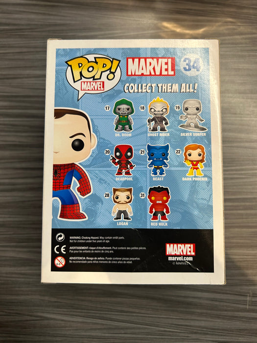 Funko POP! Marvel: Peter Parker (LA Comikaze)(Damaged Box*) #34