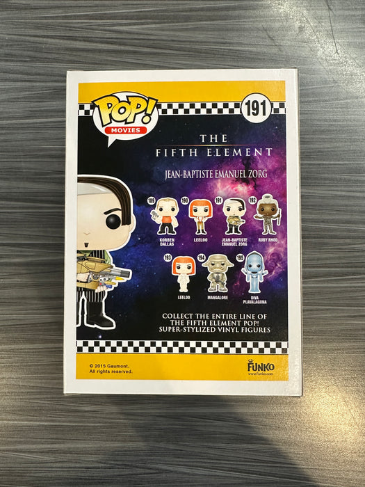 Funko Pops! Movies: The Fifth Element - Jean-Baptiste Emanuel Zorg (Damaged Box)[A] #191