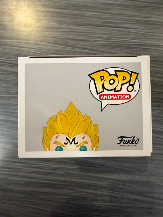 Funko POP! Animation: Dragon Ball Z - Majin Vegeta (Over 9000)(Signed/Christopher Sabat)[Green](Damaged Box) #445