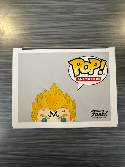 Funko POP! Animation: Dragon Ball Z - Majin Vegeta (Over 9000)(Signed/Christopher Sabat)[White](Damaged Box) #445