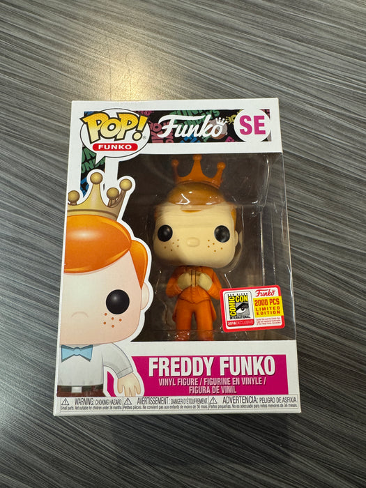 Funko POP! Freddy Funko [Lloyd Christmas/ Dumb And Dumber][Orange Suit](2018 SDCC)(2000 PCS)(Damaged Box) #SE