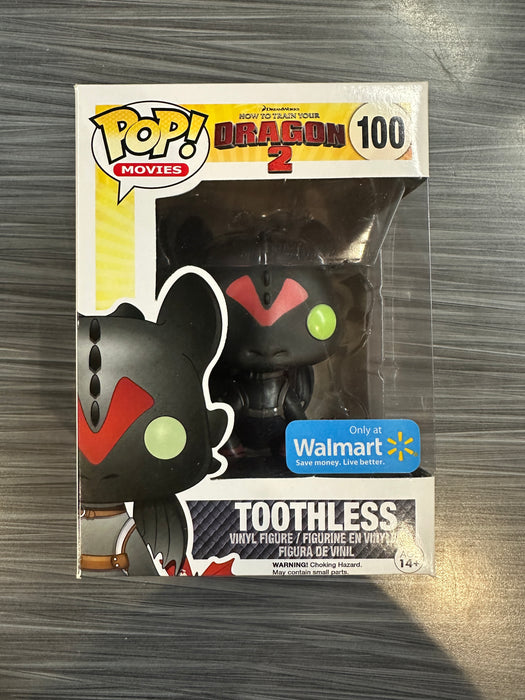 Funko POP! Movies: How To Train Your Dragon Dragon 2 - Toothless (Walmart)(Damaged Box) #100