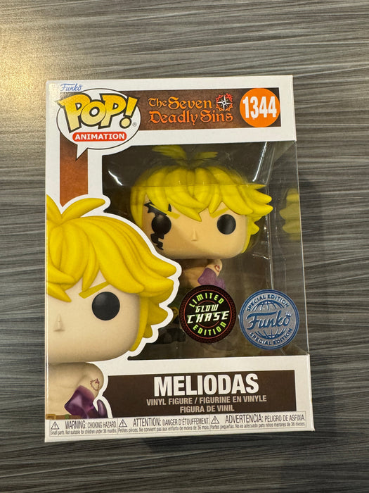Funko POP! Animation: The Seven Deadly Sins - Meliodas [Demon Mode] (New Special Edition Sticker)(CHASE) #1344