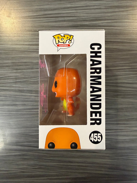 Funko POP! Games: Pokemon - Charmander (Toy-Zilla)(Signed/Jason Paige) #455
