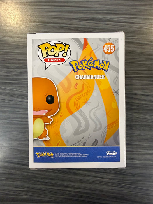 Funko POP! Games: Pokemon - Charmander (Toy-Zilla)(Signed/Jason Paige) #455