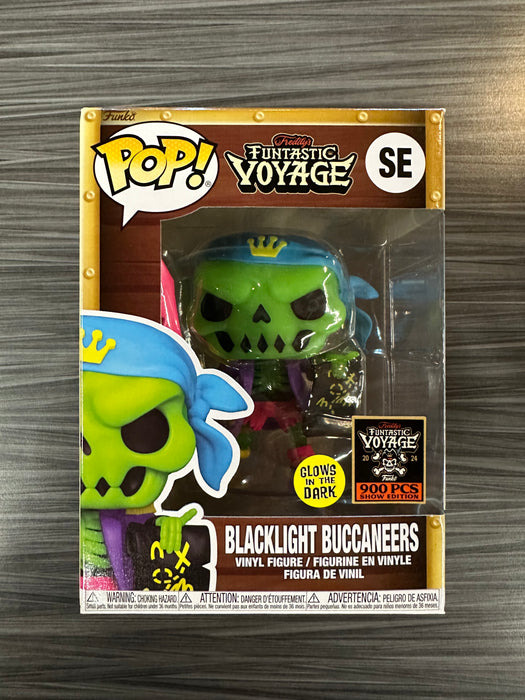 Funko POP! Funtastic Voyage: Blacklight Buccaneers (GiTD)(900 PCs)(Show Edition)(Damaged Box) #SE