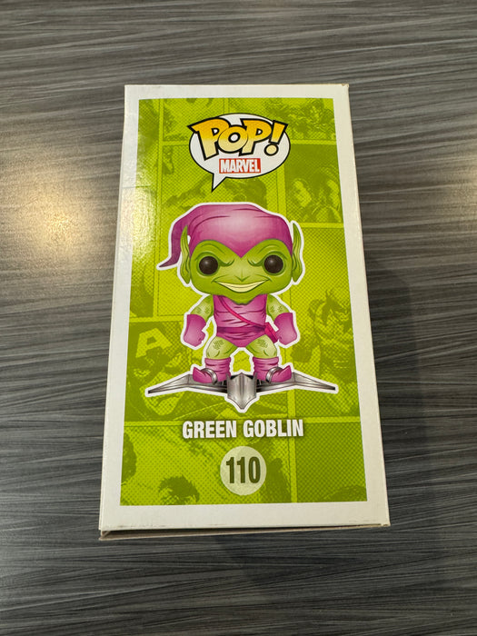 Funko POP! Marvel:  Green Goblin (GiTD)(2016 SDCC)(Damaged Box) #110