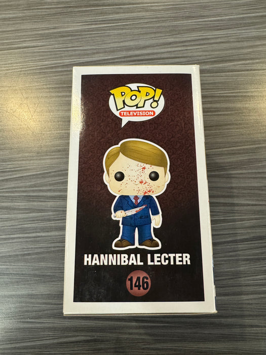 Funko POP!Television: Hannibal Lecter (2014 SDCC Missing Sticker)(Damaged Box) #146
